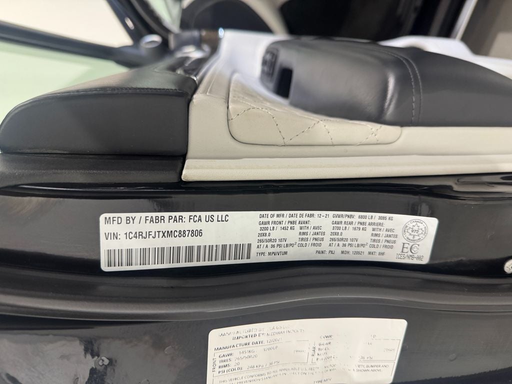 2021 Jeep Grand Cherokee Summit