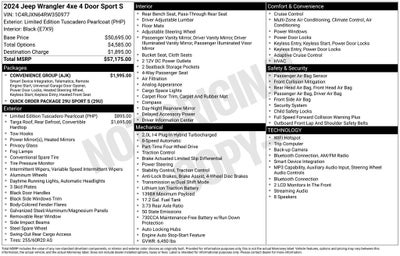 2024 Jeep Wrangler Sport S 4xe