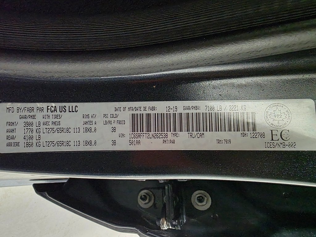 2020 RAM 1500 Big Horn/Lone Star North Edition