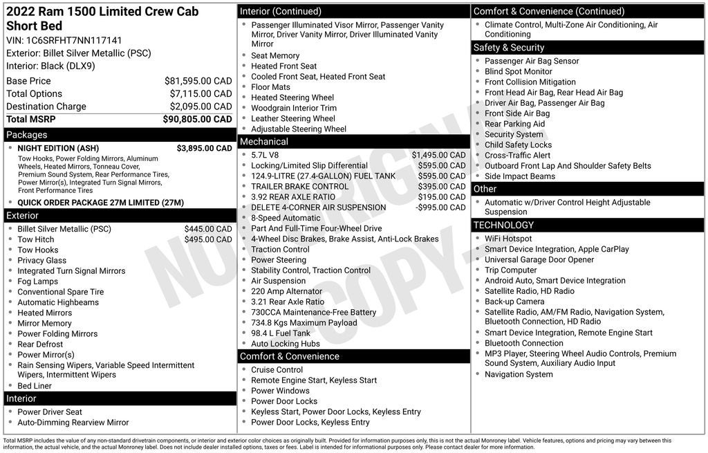 2022 RAM 1500 Limited