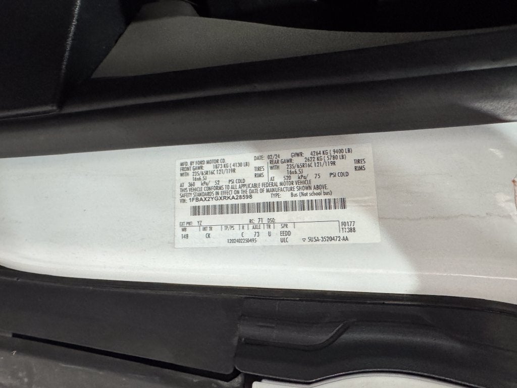2024 Ford Transit-350 XLT