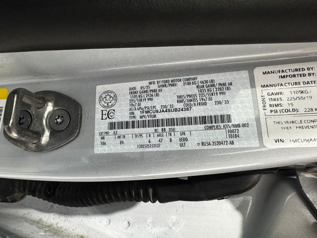 2025 Ford Escape Platinum