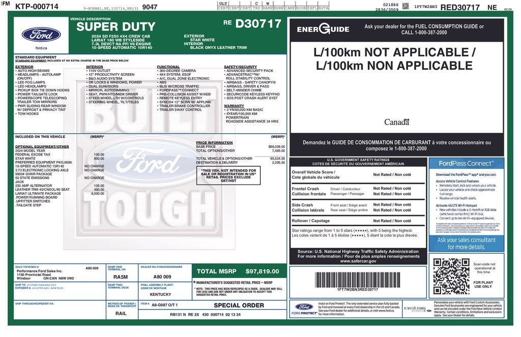 2024 Ford F-250SD Lariat