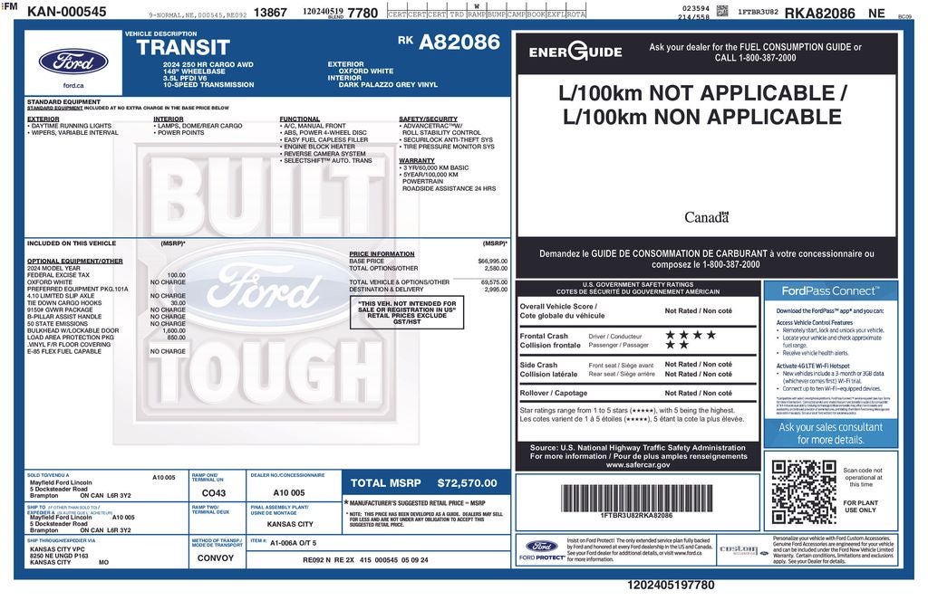 2024 Ford Transit-250 Base