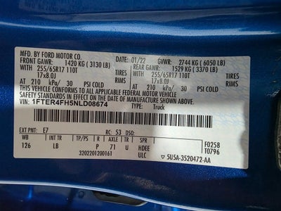 2022 Ford Ranger XLT