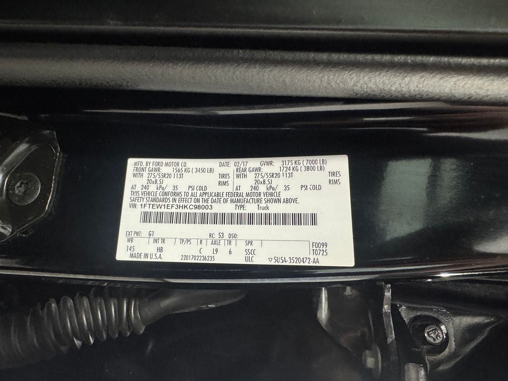 2017 Ford F-150 Lariat