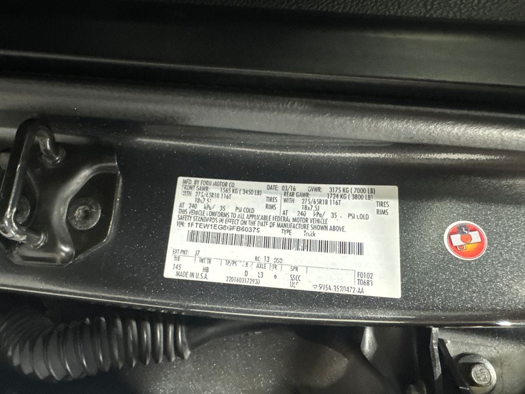 2016 Ford F-150 Lariat