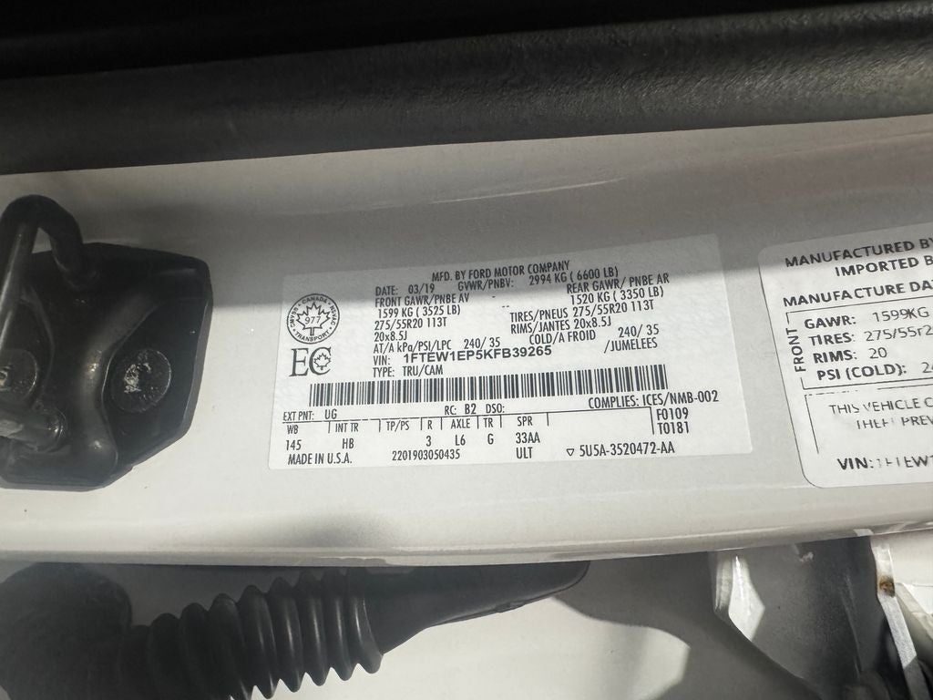 2019 Ford F-150 Lariat FX4 Off-Road