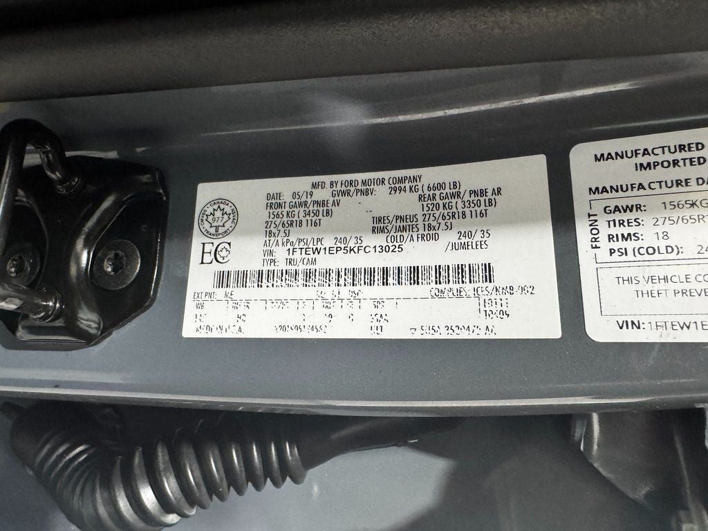 2019 Ford F-150 Lariat Sport