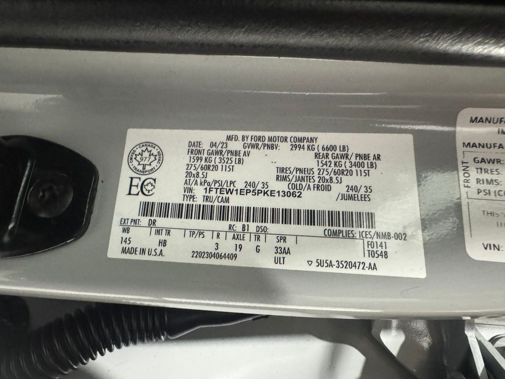 2023 Ford F-150 Lariat Sport