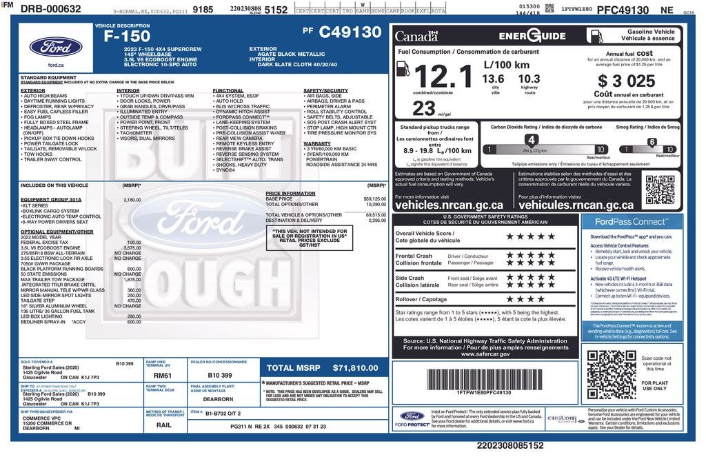 2023 Ford F-150 XLT