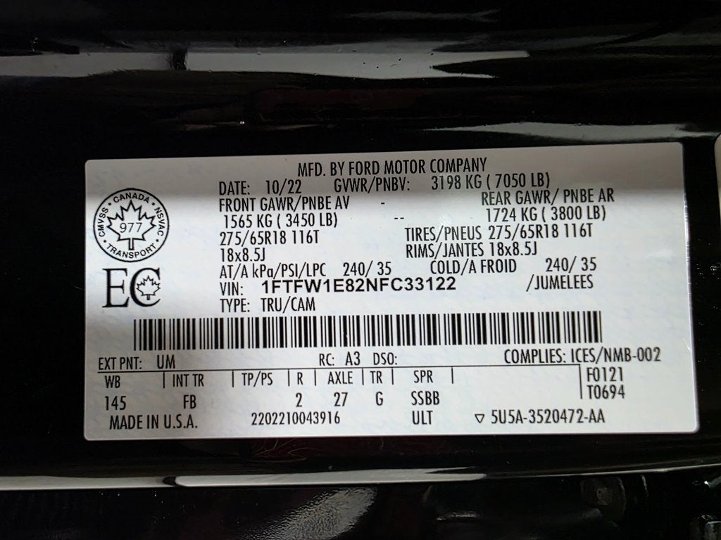 2022 Ford F-150 XLT Sport