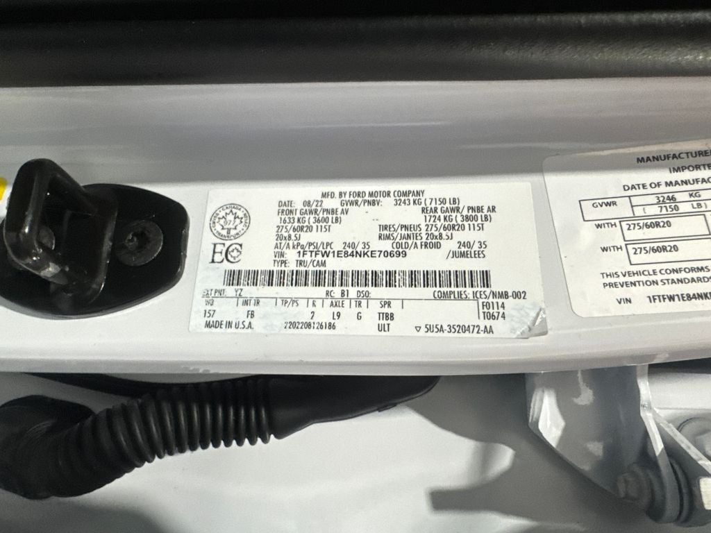 2022 Ford F-150 XLT FX4 Sport