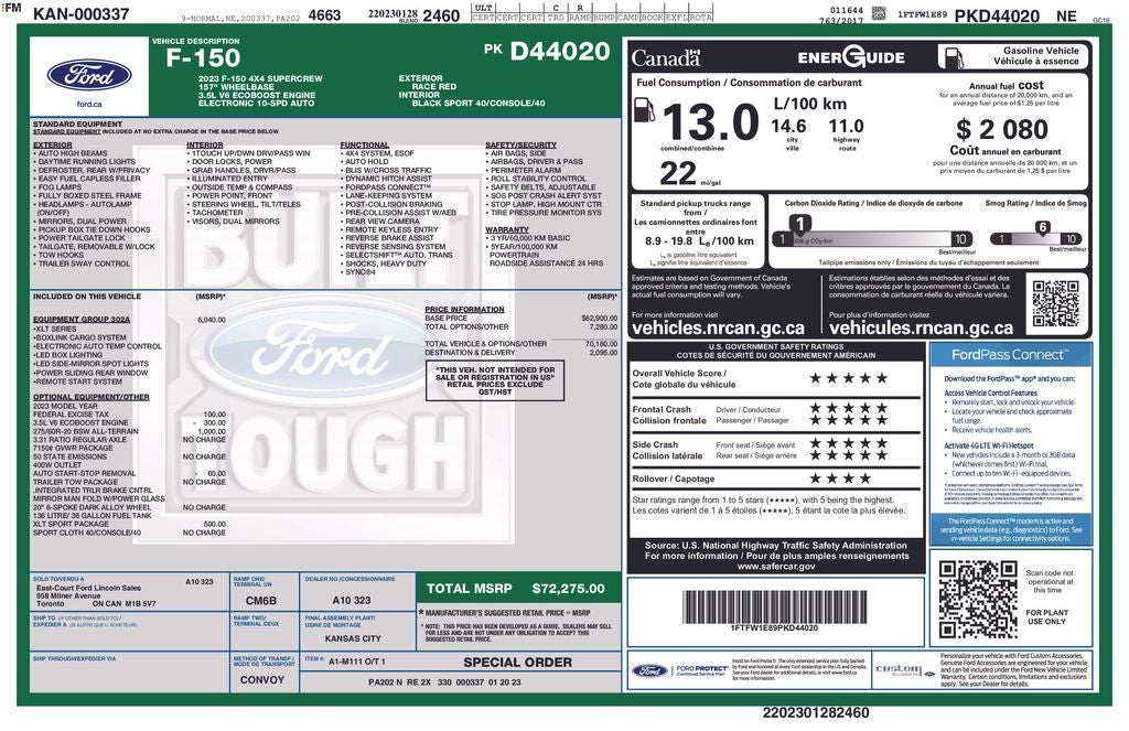 2023 Ford F-150 XLT Sport
