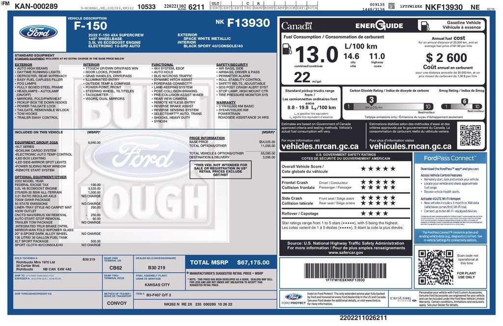 2022 Ford F-150 XLT Sport
