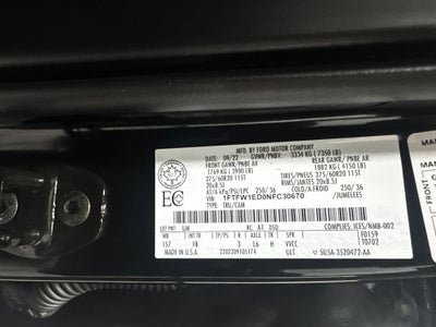 2022 Ford F-150 XLT Sport Package