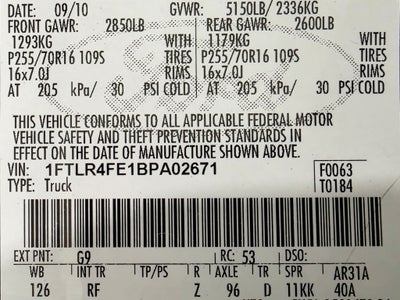 2011 Ford Ranger XLT