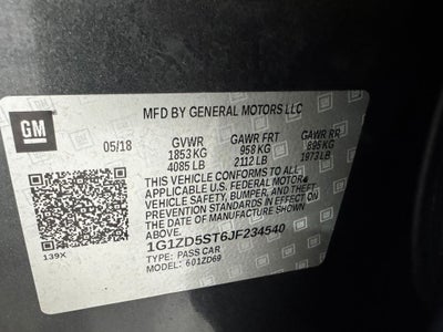 2018 Chevrolet Malibu LT