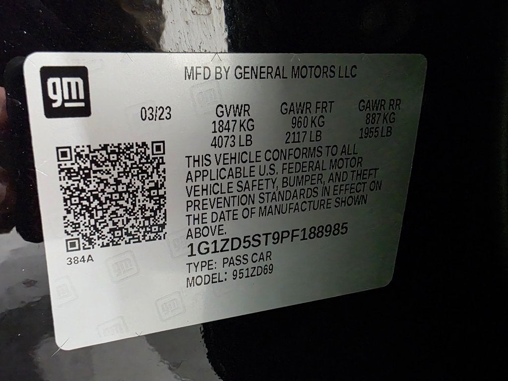 2023 Chevrolet Malibu LT 1LT