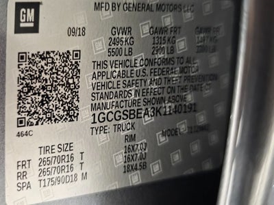 2019 Chevrolet Colorado Work Truck