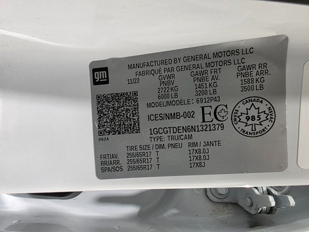 2022 Chevrolet Colorado Z71