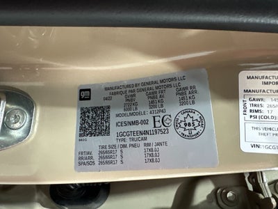 2022 Chevrolet Colorado ZR2