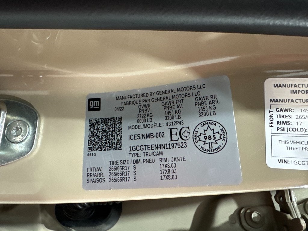 2022 Chevrolet Colorado ZR2