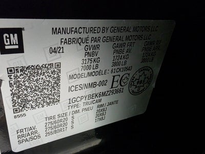 2021 Chevrolet Silverado 1500 Custom