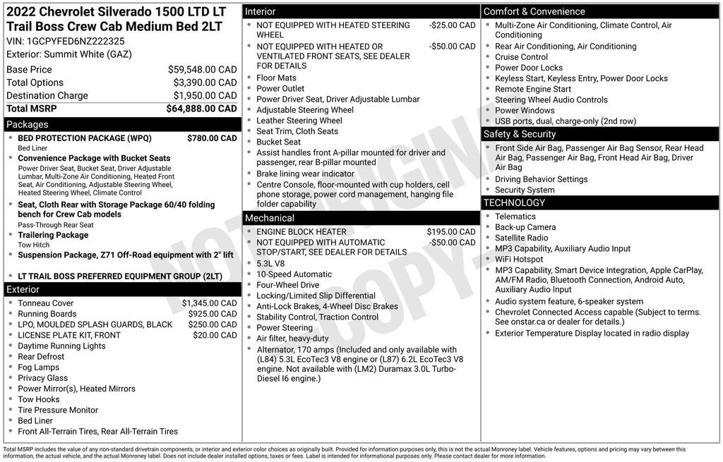 2022 Chevrolet Silverado 1500 LTD LT Trail Boss