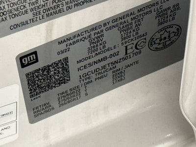 2022 Chevrolet Silverado 1500 High Country