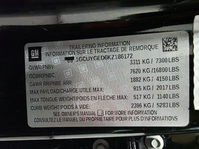 2019 Chevrolet Silverado 1500 LTZ