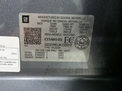 2019 Chevrolet Silverado 1500 High Country