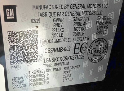 2019 Chevrolet Tahoe Premier