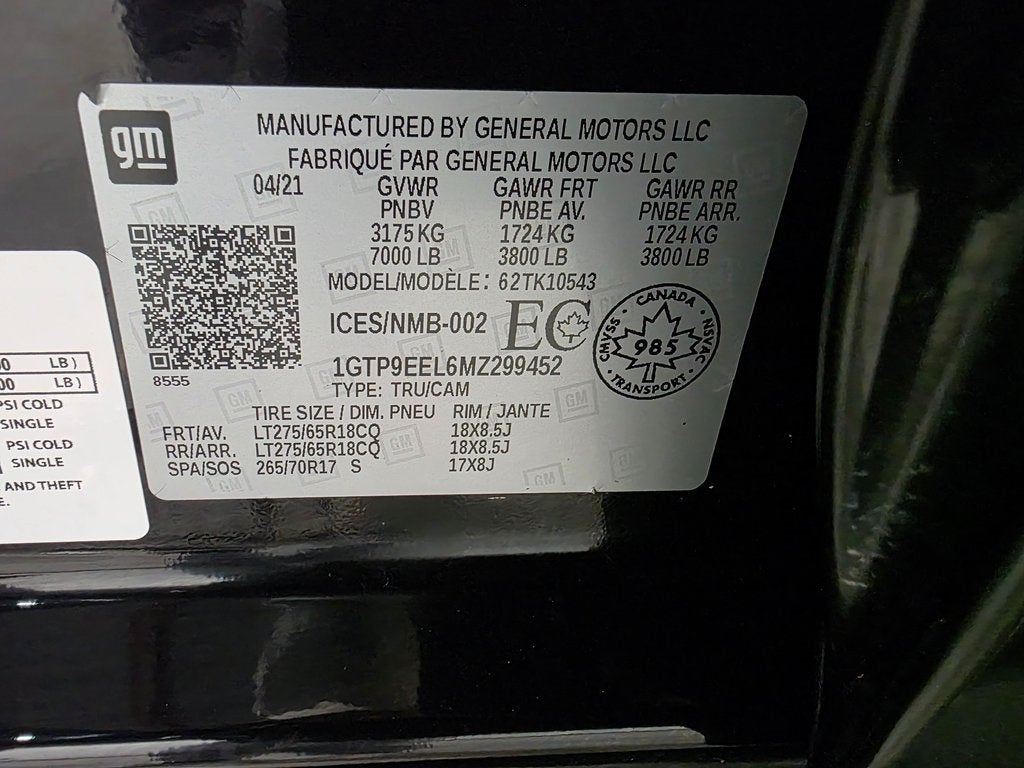 2021 GMC Sierra 1500 AT4