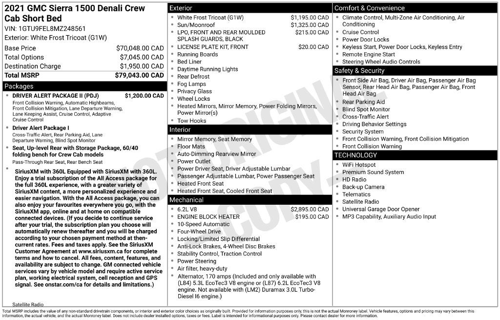2021 GMC Sierra 1500 Denali