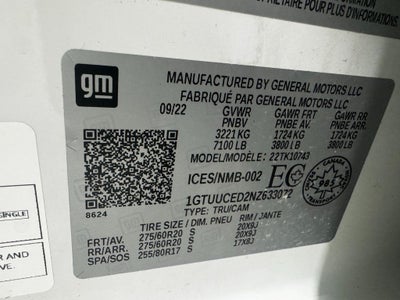 2022 GMC Sierra 1500 Elevation