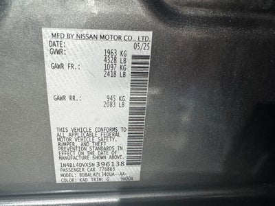 2025 Nissan Altima 2.5 SV