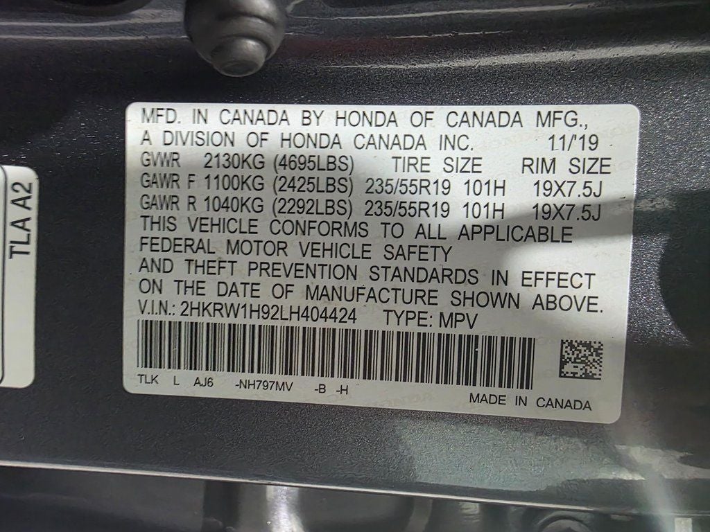 2020 Honda CR-V Touring