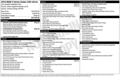 2022 BMW 3 Series 330i xDrive