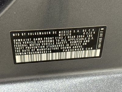 2024 Volkswagen Jetta 1.5T S