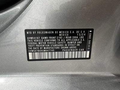 2025 Volkswagen Jetta 1.5T S