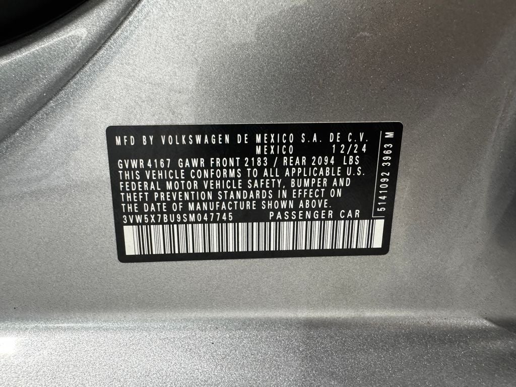 2025 Volkswagen Jetta 1.5T S