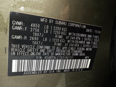 2025 Subaru Outback Onyx Edition