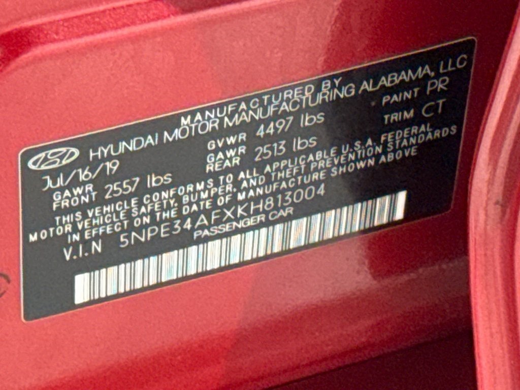 2019 Hyundai Sonata Sport