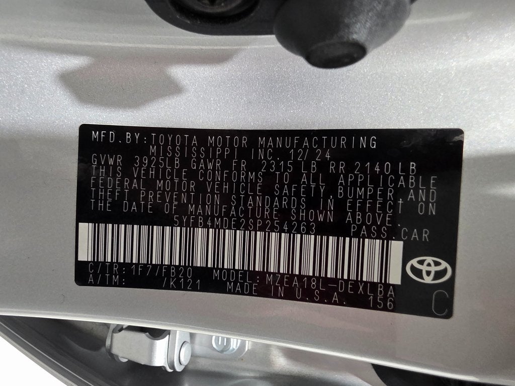 2025 Toyota Corolla LE