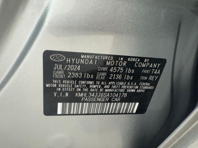 2025 Hyundai Sonata Hybrid SEL