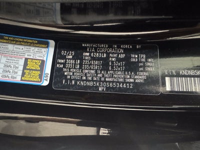 2025 Kia Carnival LXS