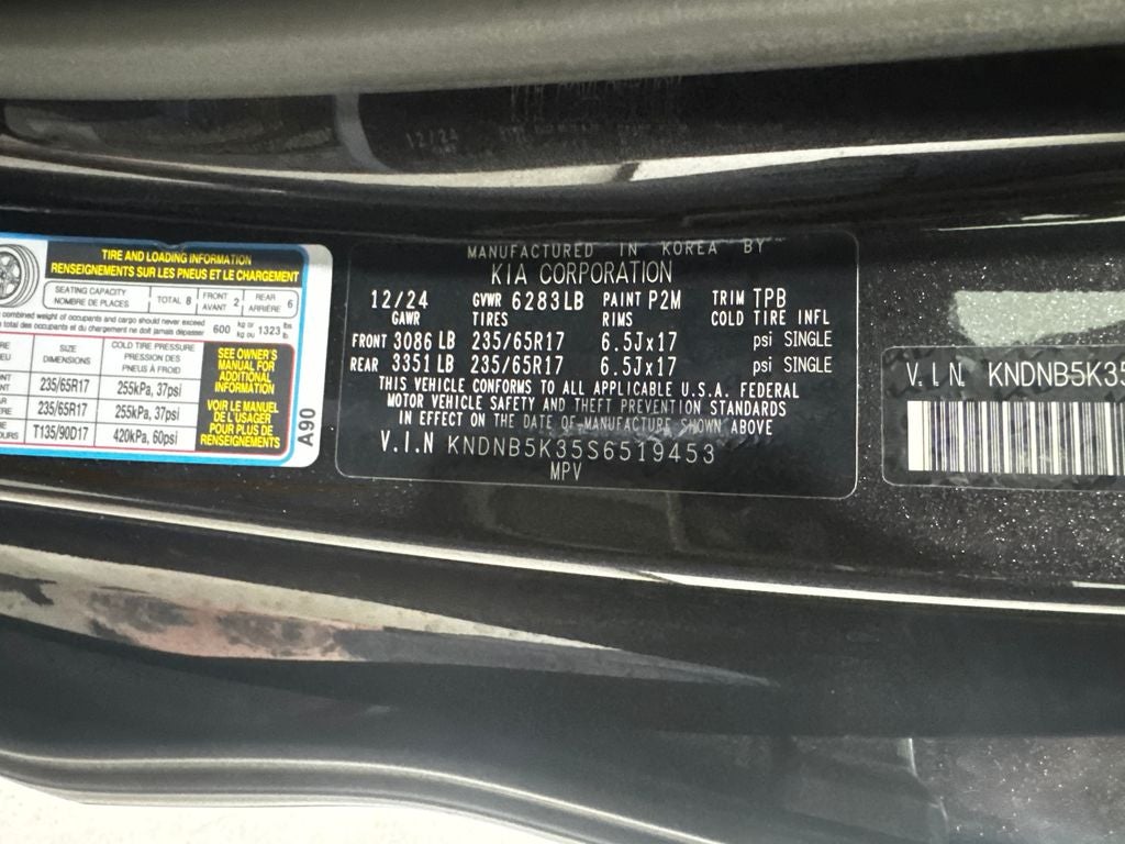 2025 Kia Carnival LXS