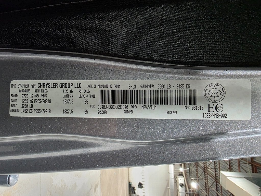 2013 Jeep Wrangler Unlimited Unlimited Sahara