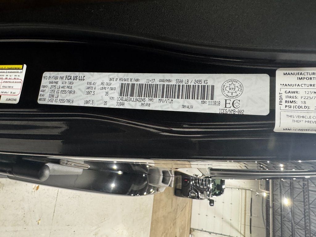 2018 Jeep Wrangler JK Unlimited Unlimited Sahara